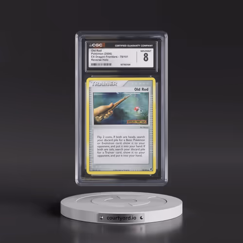 2006 EX Dragon Frontiers #78/101 Old Rod - Reverse Holo (CGC 8 NM-MT)