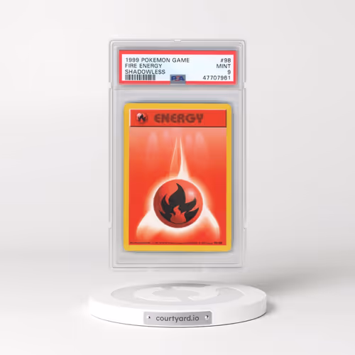 1999 Pokémon Game #98 Fire Energy - Shadowless (PSA 9 MINT)