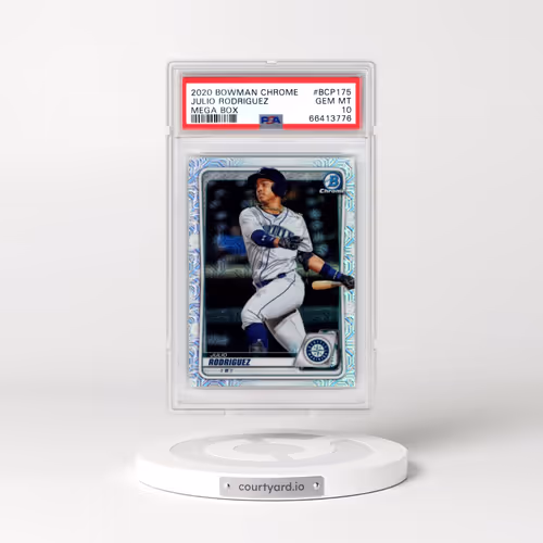 2020 Bowman Chrome Mega Box #BCP175 Julio Rodriguez (PSA 10 GEM MINT)