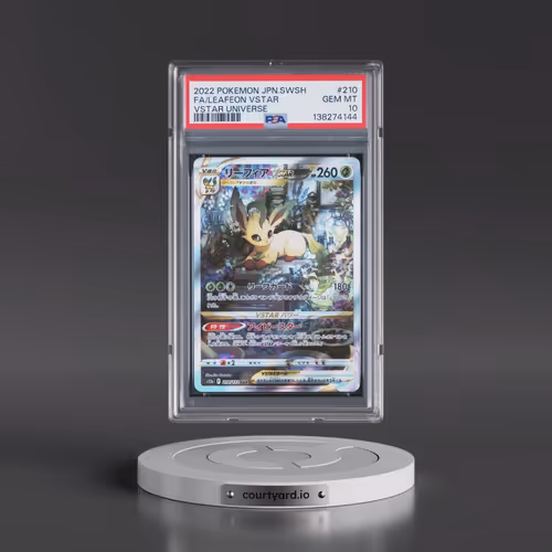 2022 Pokémon Sword & Shield Vstar Universe #210 Leafeon Vstar - Full Art (PSA 10 GEM MINT)