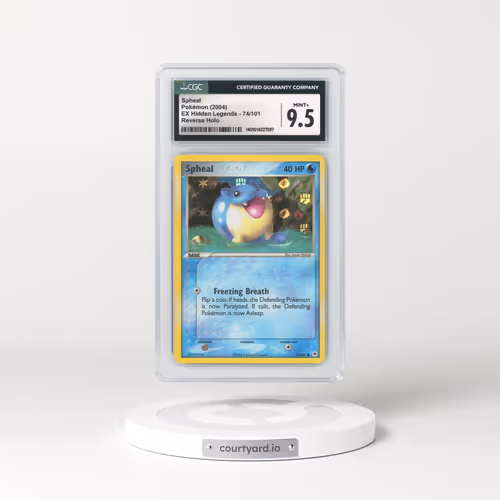 2004 EX Hidden Legends #74 Spheal - Holo (CGC 9.5 MINT+)