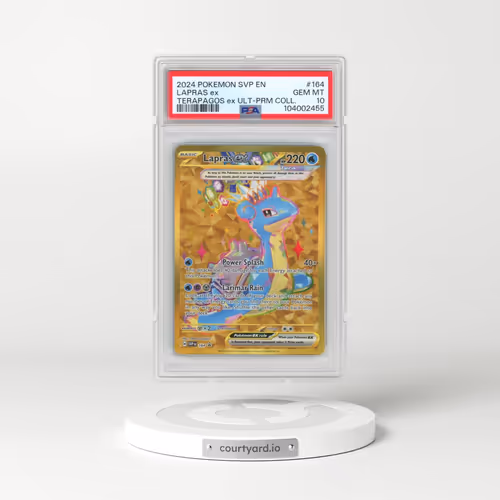 2024 Pokémon Svp EN-SV Black Star Promo #164 Lapras EX - Holo Terapagos EX Ultra-Premium Collection (PSA 10 GEM MINT)