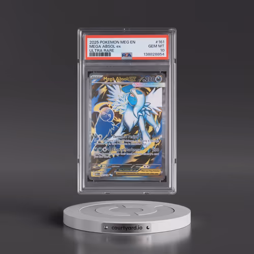 2025 Pokémon Meg EN-Mega Evolution #161 Mega Absol EX - Holo Ultra Rare (PSA 10 GEM MINT)