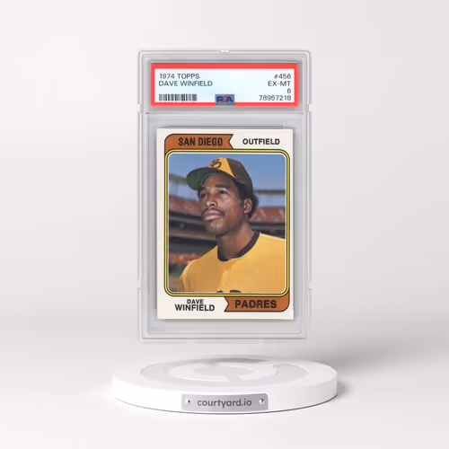 1974 Topps #456 Dave Winfield (PSA 6 EX-MT)