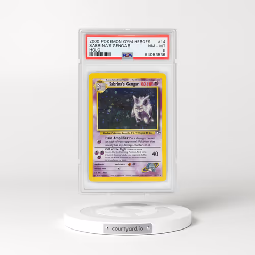 2000 Gym Heroes #14 Sabrina's Gengar - Holo (PSA 8 NM-MT)