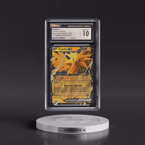 2023 Black Star Promos - Scarlet & Violet SVP EN #049 Zapdos ex - 151 ex Box-Zapdos ex Holo (CGC 10