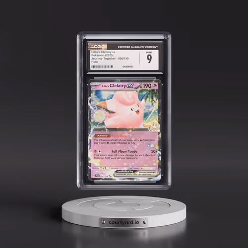 2025 Pokémon Jtg EN-Journey Together #056 Lillie's Clefairy EX - Holo (CGC 9 MINT)