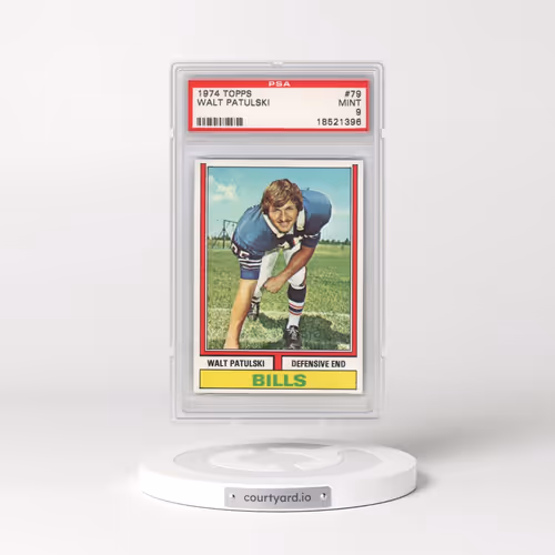 1974 Topps #79 Walt Patulski (PSA 9 MINT)