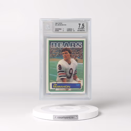 1983 Topps #33 Jim McMahon (BGS 7.5 NM+)