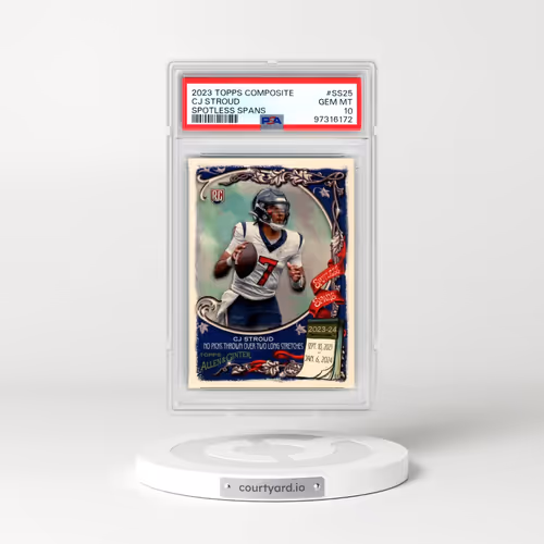 2023 Topps Composite Spotless Spans #SS25 CJ Stroud (PSA 10 GEM MINT)
