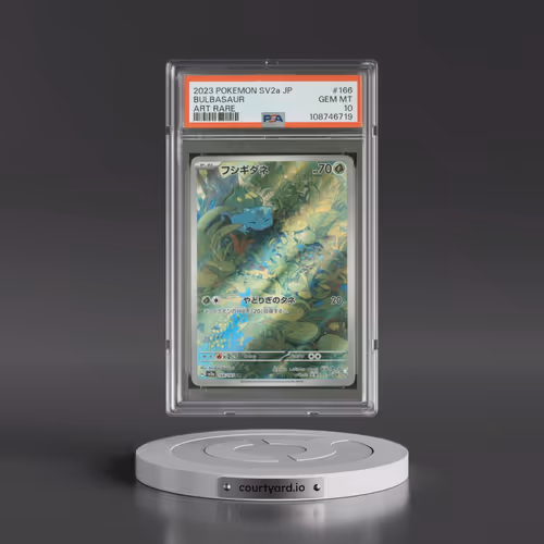 2023 Pokémon Sv2a-Pokémon 151 #166 Bulbasaur - Art Rare (PSA 10 GEM MINT)