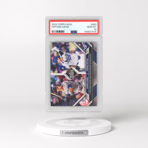 2024 Topps Now #863 Aaron Judge/Shohei Ohtani (PSA 10 GEM MINT)