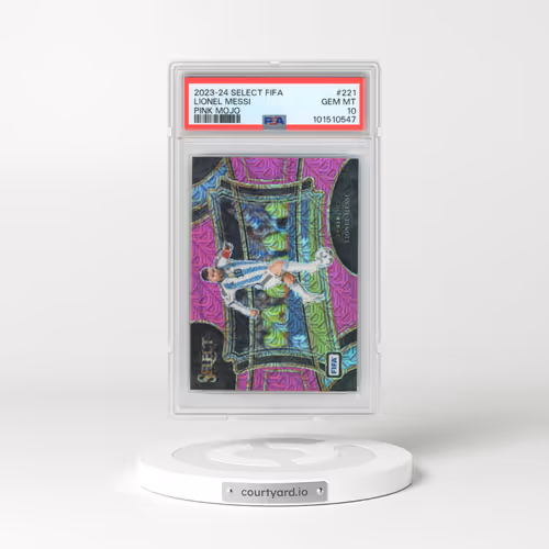 2023-24 Panini Select FIFA #221 Lionel Messi - Pink Mojo (PSA 10 GEM MINT)