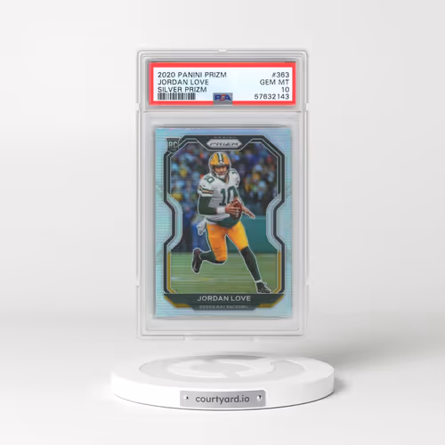 2020 Panini Prizm #363 Jordan Love - Silver Prizm (PSA 10 GEM MINT)
