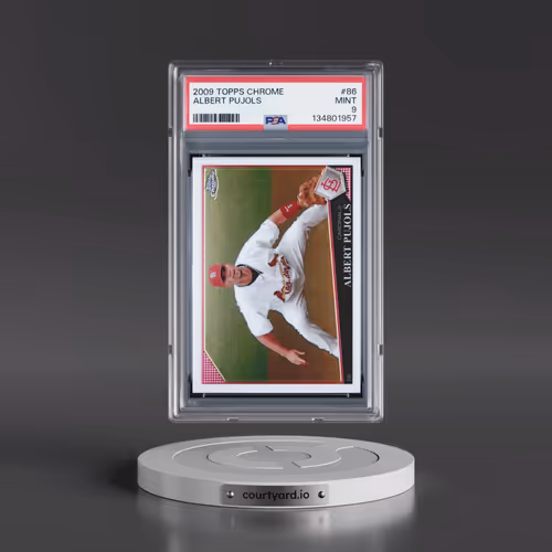 2009 Topps Chrome #86 Albert Pujols (PSA 9 MINT)