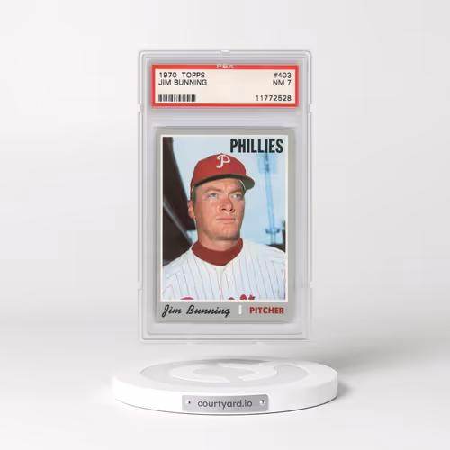 1970 Topps #403 Jim Bunning (PSA 7 NM)