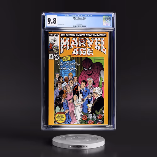 Marvel Age #54 CGC 9.8 White Pages (Marvel Comics, 9/87) - Universal