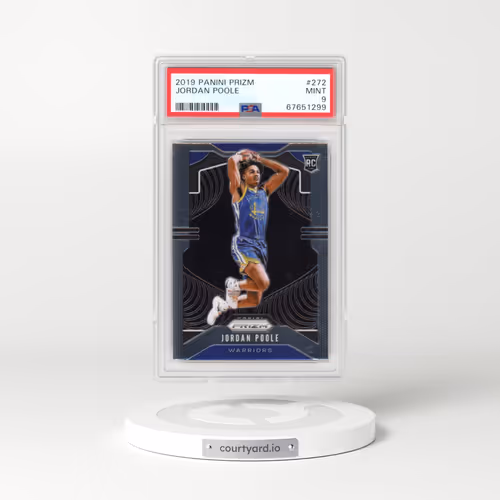 2019 Panini Prizm #272 Jordan Poole (PSA 9 MINT)