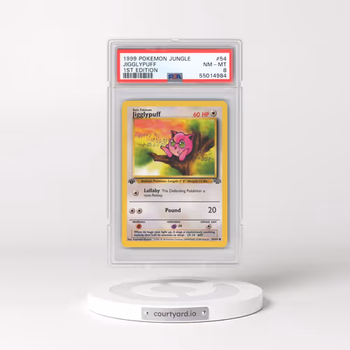 1999 Pokémon Jungle #54 Jigglypuff - 1st Edition (PSA 8 NM-MT)