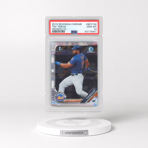 2019 Bowman Chrome Prospects #BCP156 Tim Tebow (PSA 10 GEM MINT)