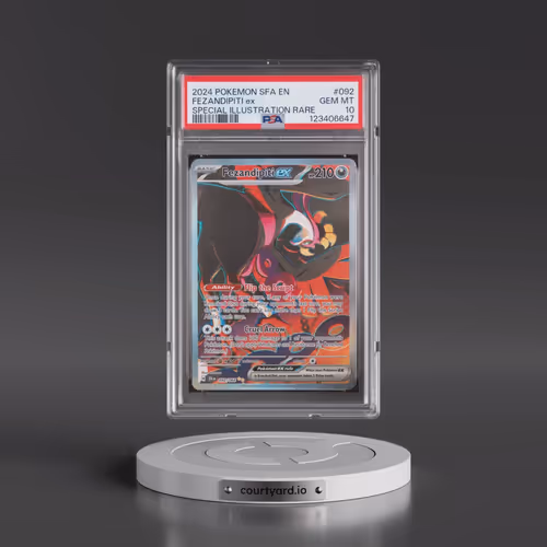 2024 Pokémon Sfa EN-Shrouded Fable #092 Fezandipiti EX - Holo Special Illustration Rare (PSA 10 GEM