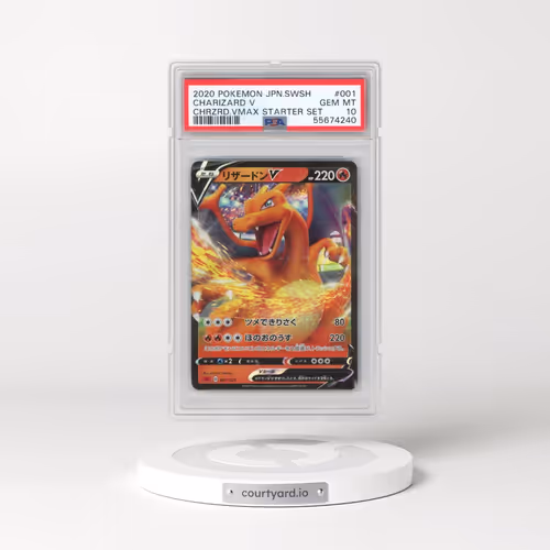 2020 Pokémon Sword & Shield Charizard Vmax Starter Set #001 Charizard V - Holo (PSA 10 GEM MINT)