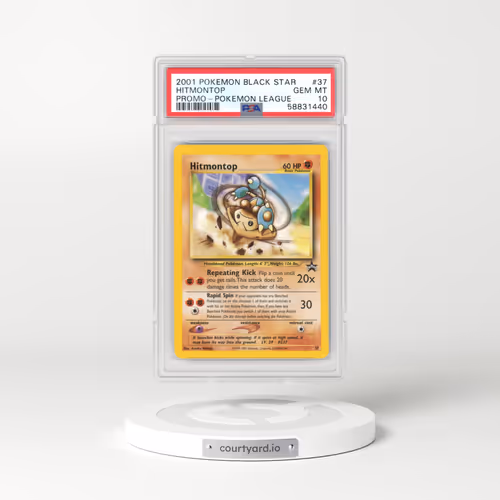 1999 Black Star Promos #37 Hitmontop - Pokémon League (PSA 10 GEM MINT)