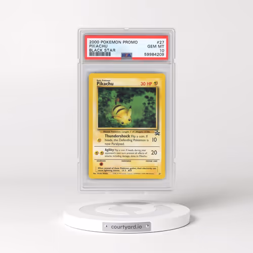 2000 Pokémon Promo Black Star #27 Pikachu (PSA 10 GEM MINT)