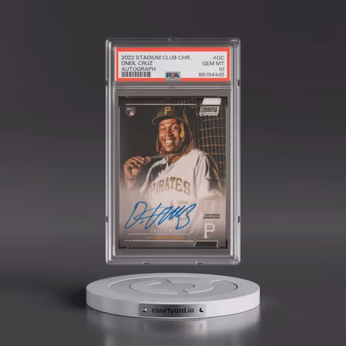 2022 Topps Stadium Club Chrome Autographs #OC Oneil Cruz (PSA 10 GEM MINT)