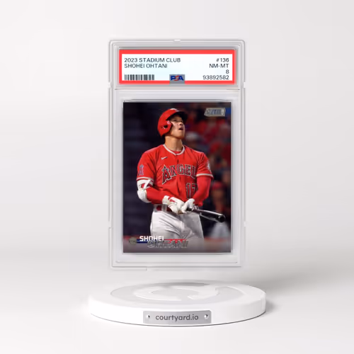 2023 Topps Stadium Club #136 Shohei Ohtani (PSA 8 NM-MT)