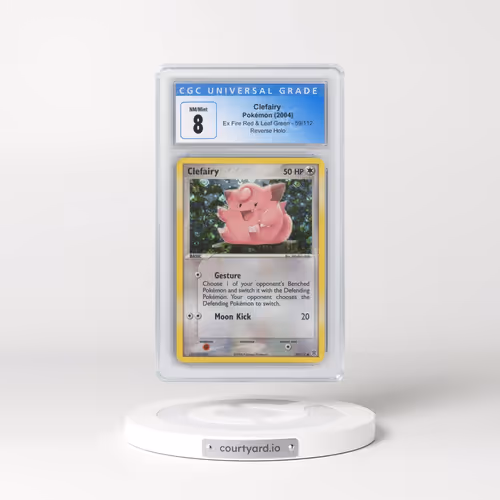 2004 EX Fire Red & Leaf Green #59/112 Clefairy - Reverse Holo (CGC 8 NM-MT)