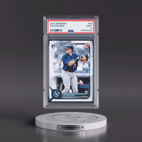 2022 Bowman #49 Cal Raleigh (PSA 9 MINT)