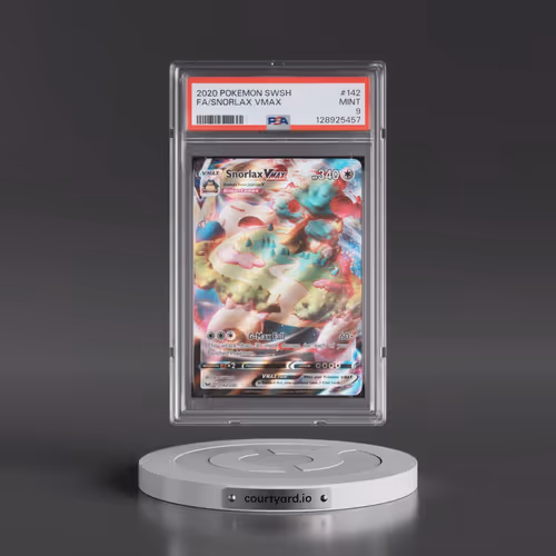 2020 Pokémon Sword & Shield #142 Snorlax Vmax - Full Art (PSA 9 MINT)
