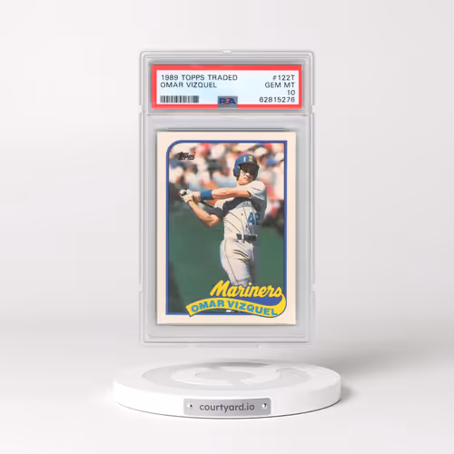 1989 Topps Traded #122T Omar Vizquel (PSA 10 GEM MINT)