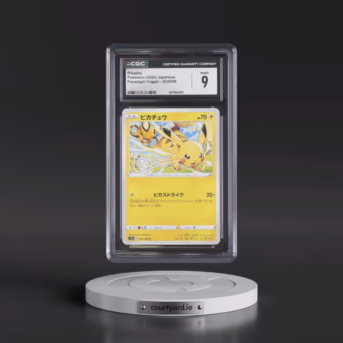 2022 Pokémon Sword & Shield Paradigm Trigger #024 Pikachu (CGC 9 MINT)