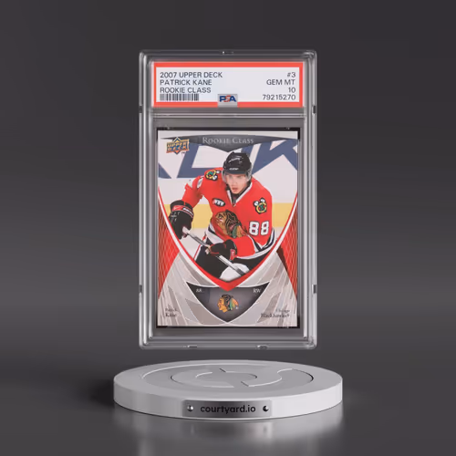 2007 Upper Deck Rookie Class #3 Patrick Kane (PSA 10 GEM MINT)