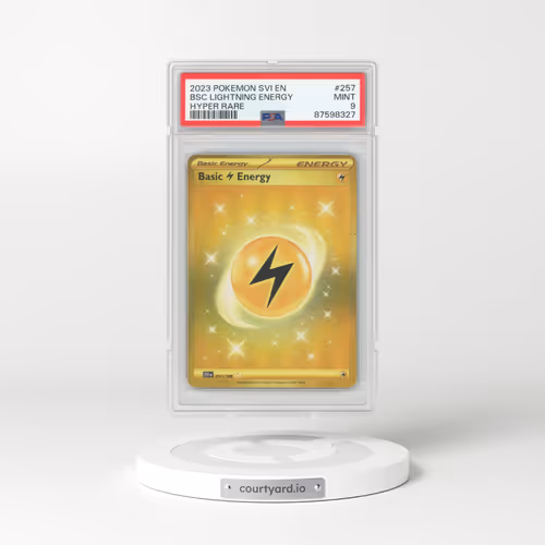 2023 Scarlet & Violet #257 Lightning Energy - Holo (PSA 9 MINT)