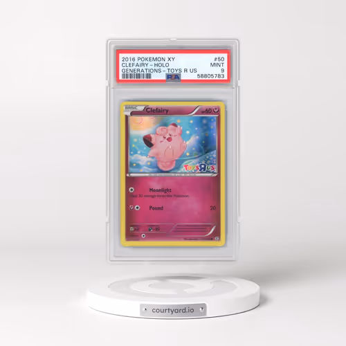 2016 Pokémon XY Generations #50 Clefairy - Holo Toys R US (PSA 9 MINT)