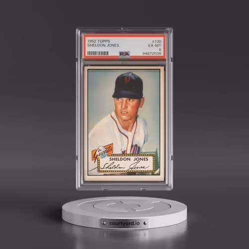 1952 Topps #130 Sheldon Jones (PSA 6 EX-MT)