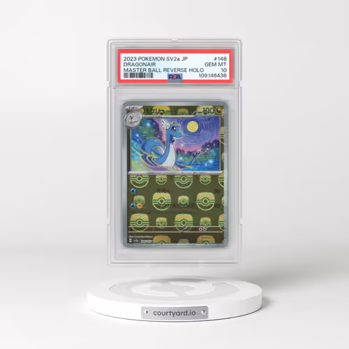 2023 Pokémon Sv2a-Pokemon 151 #148 Dragonair - Reverse Holo Master Ball (PSA 10 GEM MINT)