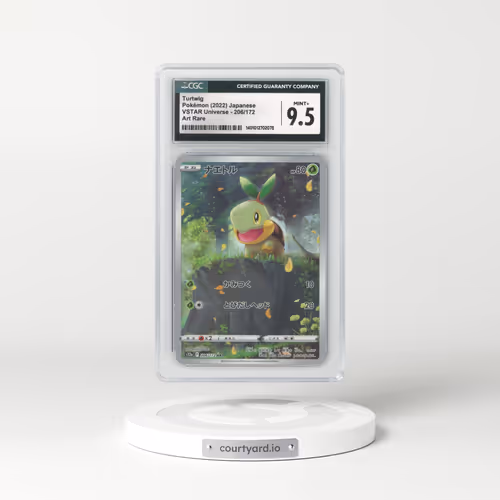 2022 VSTAR Universe #206/172 Turtwig - Art Rare (CGC 9.5 MINT+)