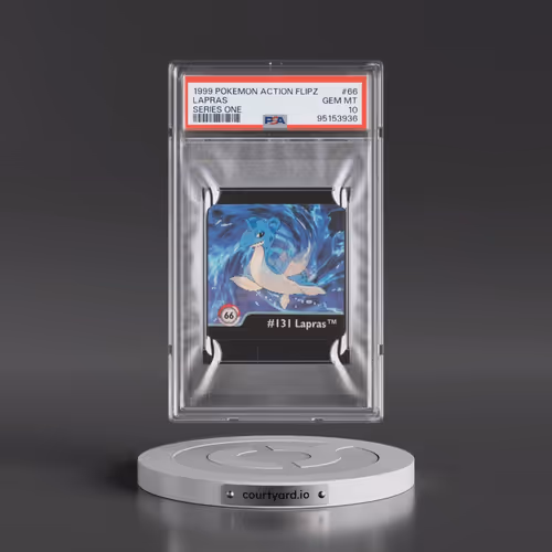 1999 Pokémon Action Flipz Series One #66 Lapras (PSA 10 GEM MINT)