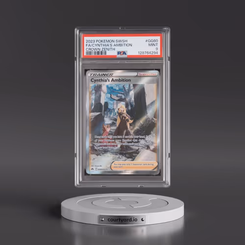 2023 Pokémon Sword and Shield Crown Zenith #GG60 Cynthia's Ambition - Full Art (PSA 9 MINT)