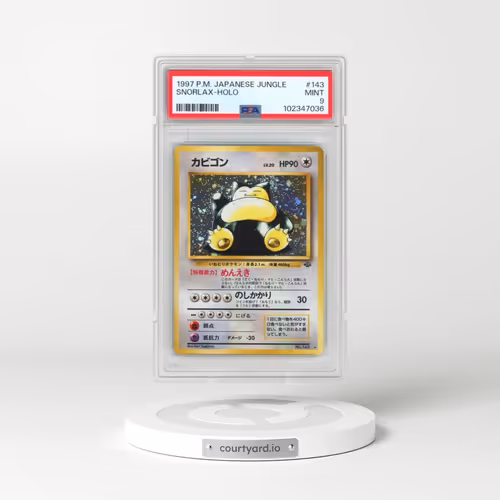 1997 Pokémon Jungle #143 Snorlax - Holo (PSA 9 MINT)