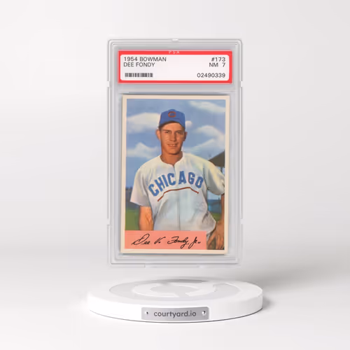 1954 Bowman #173 Dee Fondy (PSA 7 NM)
