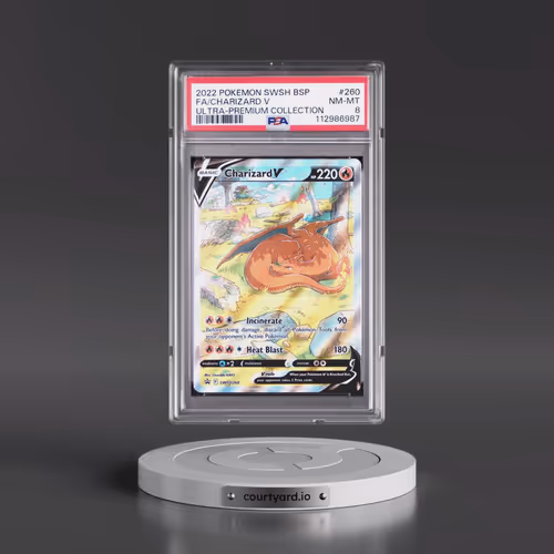 2022 Pokémon Swsh Black Star Promo #260 Charizard V - Holo Full Art Sword & Shield Ultra-Premium Col