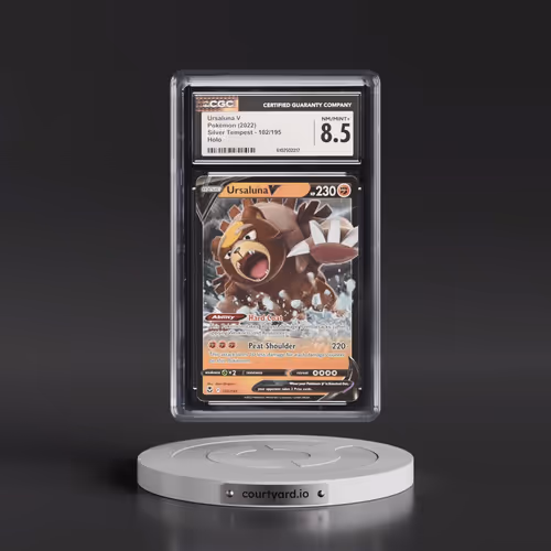 2022 Silver Tempest #102/195 Ursaluna V - Holo (CGC 8.5 NM-MT+)
