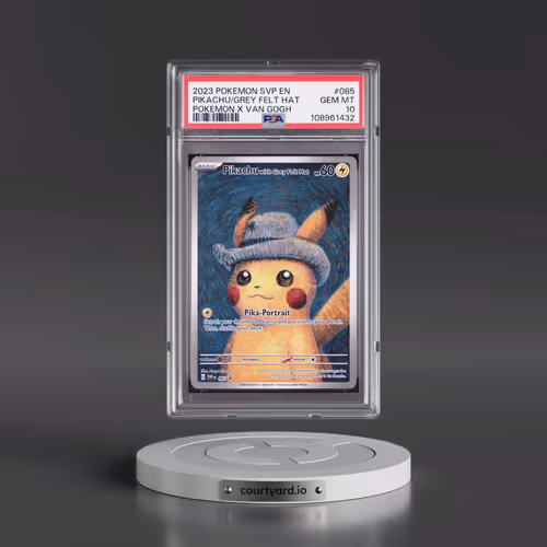 2023 Pokémon Svp EN-SV Black Star Promo #085 Pikachu With Grey Felt Hat - Pokemon X Van Gogh (PSA 10