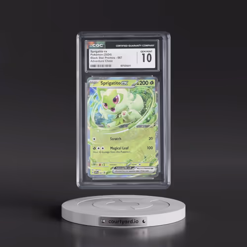 2023 Black Star Promos - Scarlet & Violet SVP EN #087 Sprigatito ex - Adventure Chest Holo (CGC 10 G
