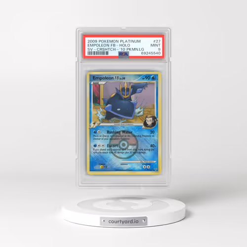 2009 Pokémon Platinum Supreme Victors #27 Empoleon FB - Holo Crosshatch-2010 Pokemon League (PSA 9 M